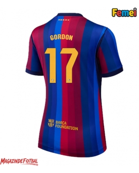 Barcelona Anthony Gordon #17 Tricou Fotbal Replică 2026-27 Femei Acasa Barcelona Anthony Gordon #17 Tricou Fotbal Replică 2026-27 Femei Acasa